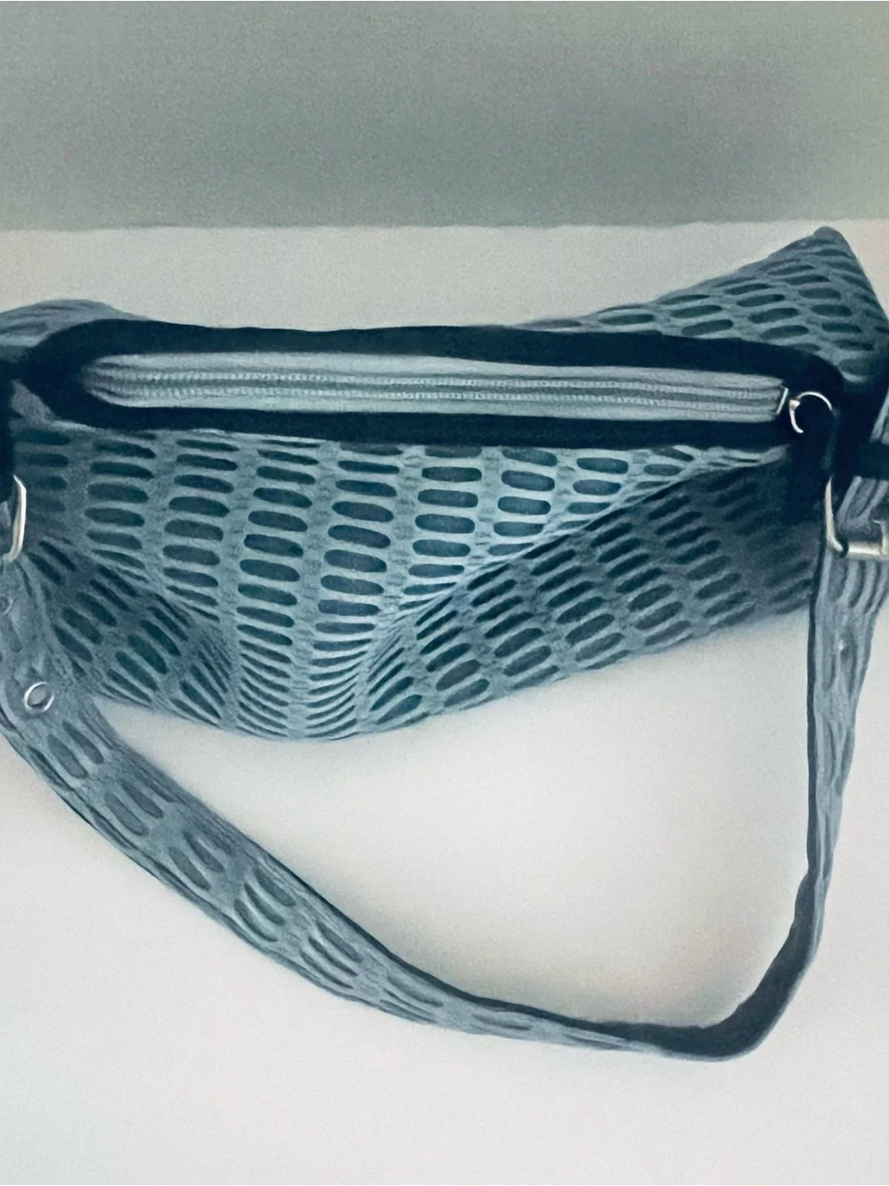 Alan Stuart NC Tar Heels Monogrammed Blue Shoulder Bag
